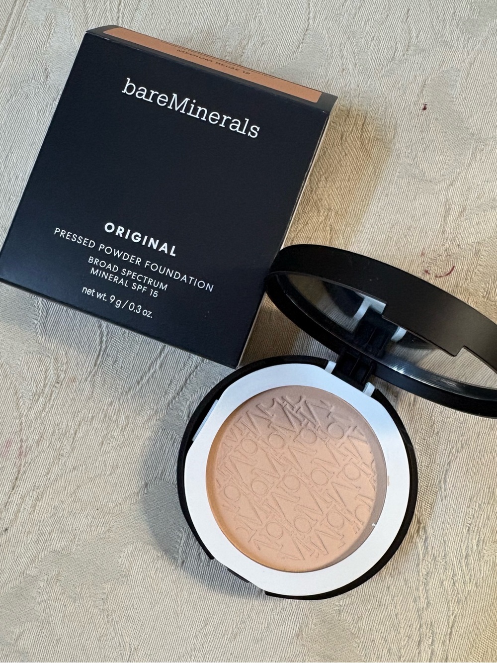 bareMinerals Original Pressed Powder Foundation - Medium Beige 12 BNIB